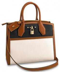 Replica Louis Vuitton City Steamer MM Tri-colour Bag M55062 BLV794