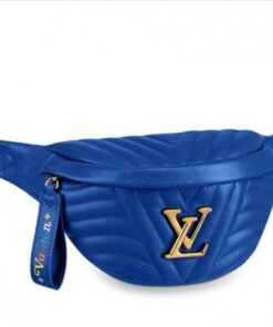 Replica Louis Vuitton Blue New Wave Bum Bag M55289 BLV617