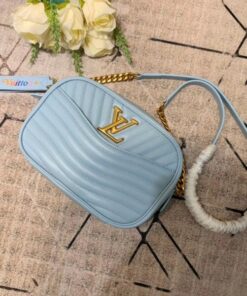 Replica Louis Vuitton Bleu Porcelaine New Wave Camera Bag M55329 BLV635 2