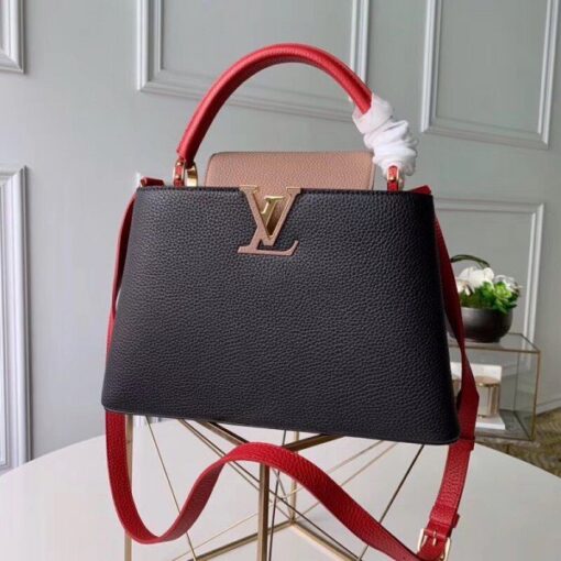 Replica Louis Vuitton Capucines PM Bag Multicolour Taurillon M55358 BLV839 2