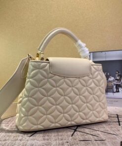 Replica Louis Vuitton Capucines BB Bag In Quilting Lambskin M55361 BLV818 2