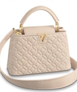 Replica Louis Vuitton Capucines BB Bag In Quilting Lambskin M55361 BLV818