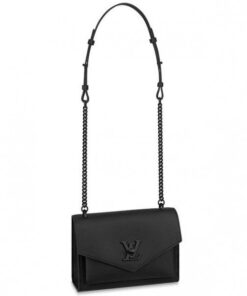 Replica Louis Vuitton All Black Mylockme BB Bag M55848 BLV777