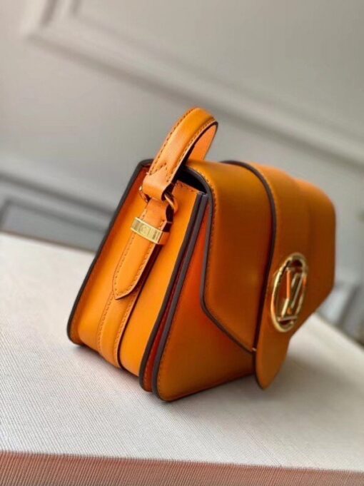 Replica Louis Vuitton LV Pont 9 Bag In Orange Calfskin M55946 BLV687 4