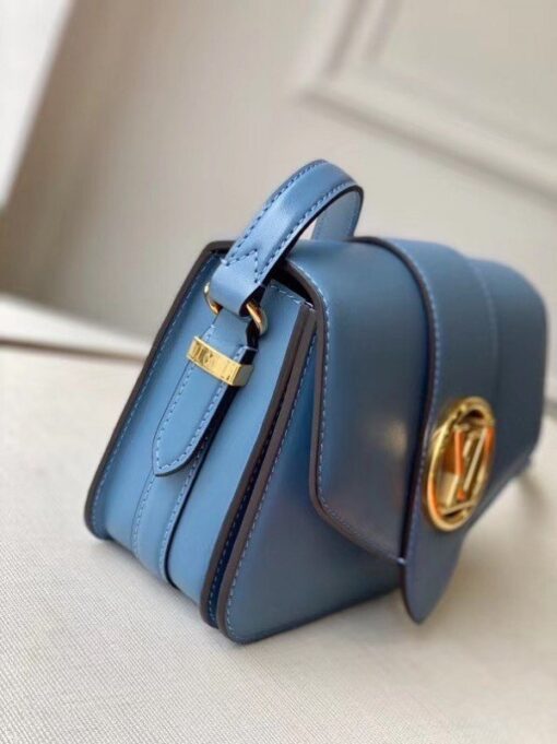 Replica Louis Vuitton LV Pont 9 Bag In Blue Calfskin M55947 BLV688 5