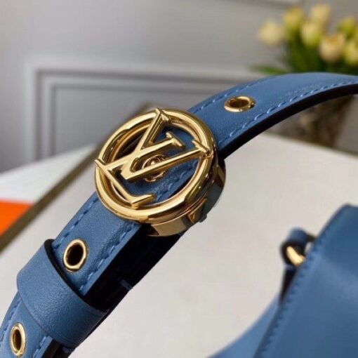 Replica Louis Vuitton LV Pont 9 Bag In Blue Calfskin M55947 BLV688 10