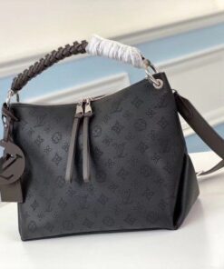 Replica Louis Vuitton Beaubourg Hobo MM Mahina Leather M56073 BLV233 2