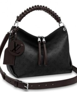 Replica Louis Vuitton Beaubourg Hobo MM Mahina Leather M56073 BLV233