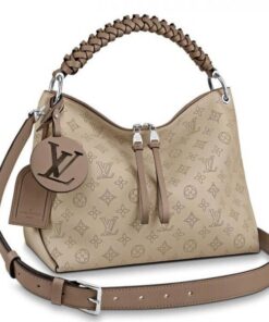 Replica Louis Vuitton Beaubourg Hobo MM Mahina Leather M56084 BLV234