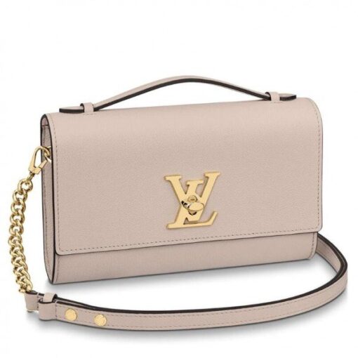 Replica Louis Vuitton Greige Lockme Clutch M56087 BLV692