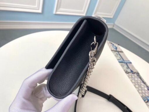 Replica Louis Vuitton Black Lockme Clutch M56087 BLV693 3