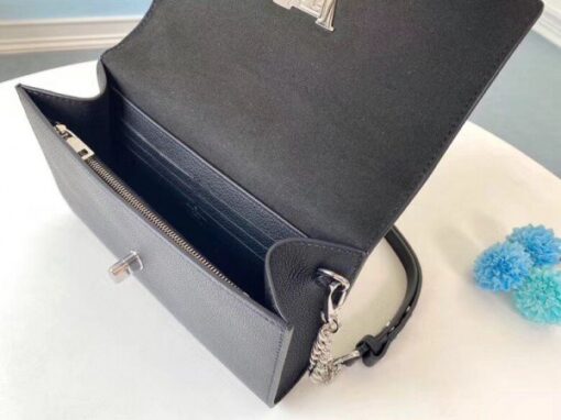 Replica Louis Vuitton Black Lockme Clutch M56087 BLV693 8