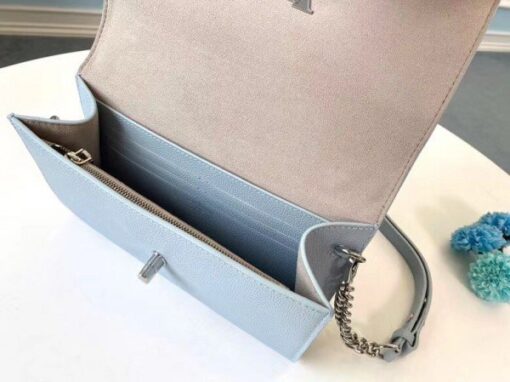 Replica Louis Vuitton Blue Lockme Clutch M56136 BLV694 8