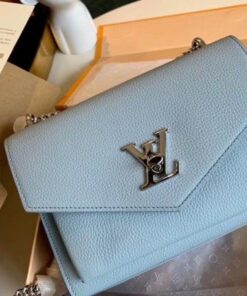 Replica Louis Vuitton Olympe Blue Mylockme BB Bag M56377 BLV798 2