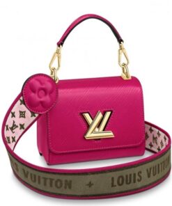 Replica Louis Vuitton Twist Mini Bag Epi Leather M57063 BLV169