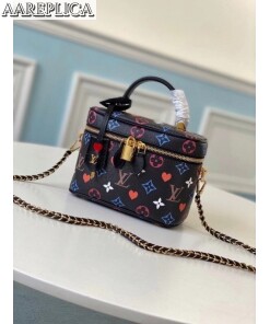 Replica Louis Vuitton Game On Vanity PM Black Bag M57482 BLV338 2