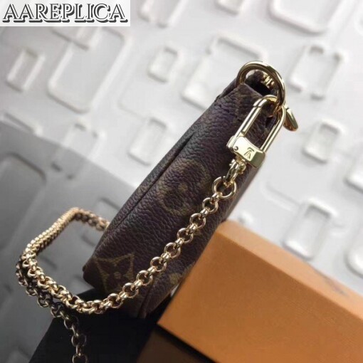 Replica Louis Vuitton Mini Pochette Bag Monogram Canvas M58009 BLV420 3