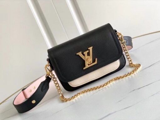 Replica Louis Vuitton Black Lockme Tender Bag M58557 BLV711 2