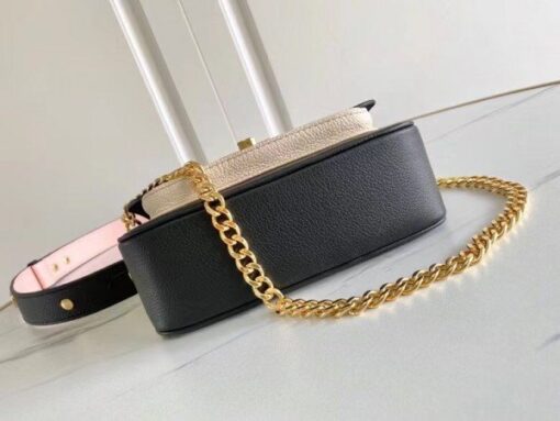 Replica Louis Vuitton Black Lockme Tender Bag M58557 BLV711 5