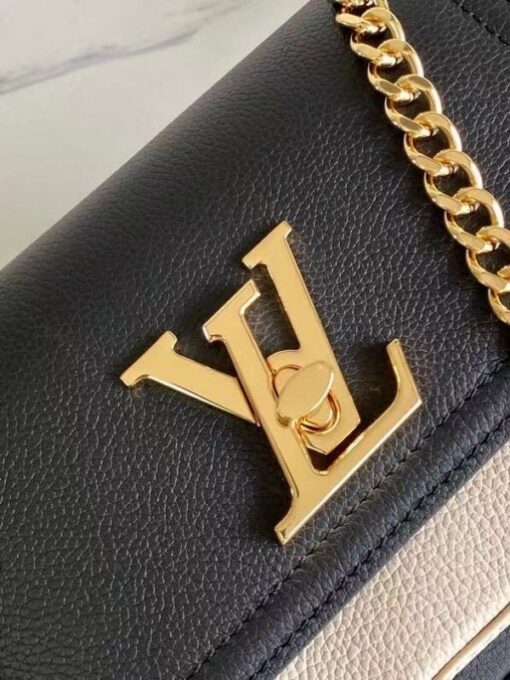 Replica Louis Vuitton Black Lockme Tender Bag M58557 BLV711 6