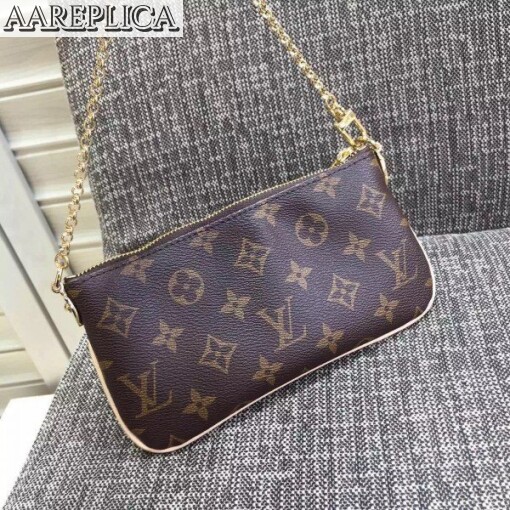 Replica Louis Vuitton Milla Clutch MM Bag Monogram Canvas M60094 BLV419 3