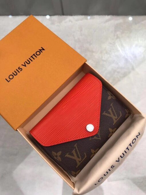 Replica Louis Vuitton Marie Lou Compact Wallet Monogram Canvas M60495 BLV980 2