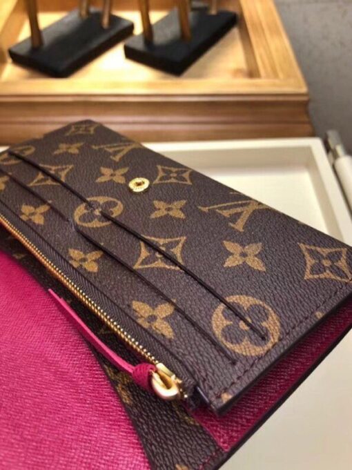 Replica Louis Vuitton Emilie Wallet Monogram Canvas M60697 BLV979 7