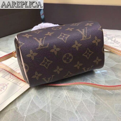 Replica Louis Vuitton Nano Speedy Bag Monogram Canvas M61252 BLV418 3