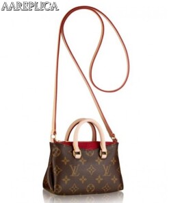 Replica Louis Vuitton Nano Pallas Bag Monogram Canvas M61254 BLV416