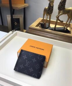 Replica Louis Vuitton Multiple Wallet Monogram Eclipse M61695 BLV1098 2