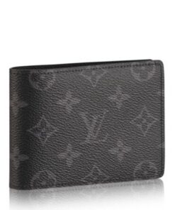 Replica Louis Vuitton Multiple Wallet Monogram Eclipse M61695 BLV1098