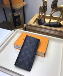 Replica Louis Vuitton Brazza Wallet Monogram Eclipse M61697 BLV1109 2