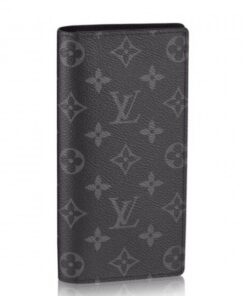 Replica Louis Vuitton Brazza Wallet Monogram Eclipse M61697 BLV1109