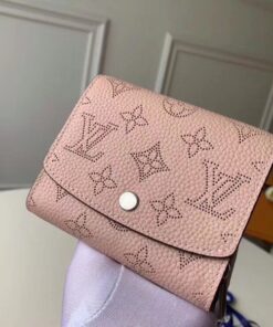 Replica Louis Vuitton Iris Compact Wallet Mahina Leather M62541 BLV963 2