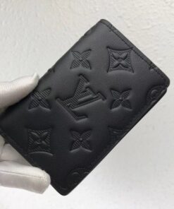 Replica Louis Vuitton Pocket Organizer Monogram Shadow M62899 BLV1113 2