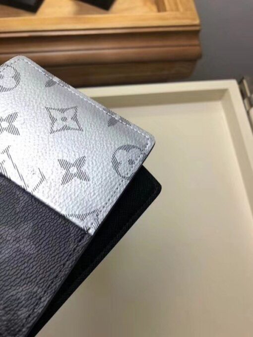 Replica Louis Vuitton Multiple Wallet Eclipse Silver M63025 BLV1107 5