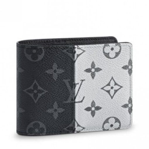 Replica Louis Vuitton Multiple Wallet Eclipse Silver M63025 BLV1107