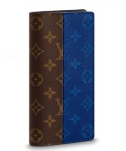 Replica Louis Vuitton Brazza Wallet Monogram Pacific Blue M63026 BLV1096