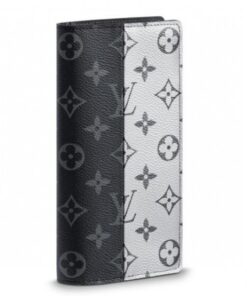 Replica Louis Vuitton Brazza Wallet Eclipse Silver M63027 BLV1106