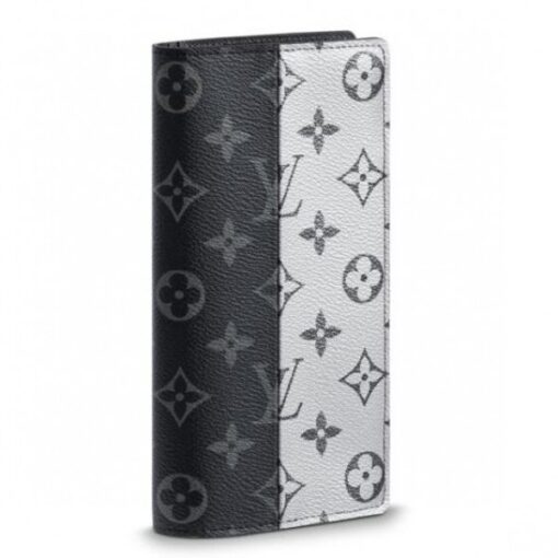 Replica Louis Vuitton Brazza Wallet Eclipse Silver M63027 BLV1106