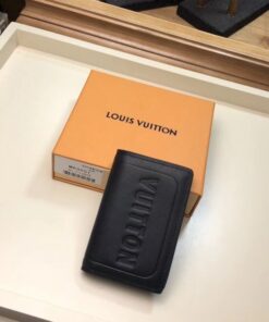 Replica Louis Vuitton Pocket Organizer Dark Infinity Leather M63251 BLV1046 2