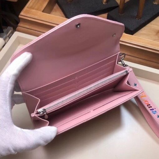 Replica Louis Vuitton Pink New Wave Long Wallet M63729 BLV1010 4