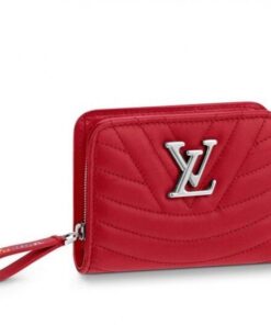 Replica Louis Vuitton Red New Wave Zipped Compact Wallet M63790 BLV1009