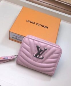 Replica Louis Vuitton Pink New Wave Zipped Compact Wallet M63791 BLV1008 2