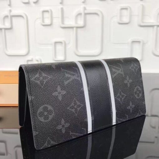 Replica Louis Vuitton Brazza Wallet Monogram Eclipse M64438 BLV1105 4