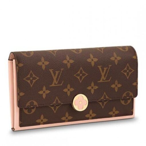 Replica Louis Vuitton Flore Wallet Monogram Canvas M64586 BLV972