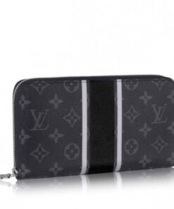 Replica Louis Vuitton Zippy Organiser Monogram Eclipse M64645 BLV1104