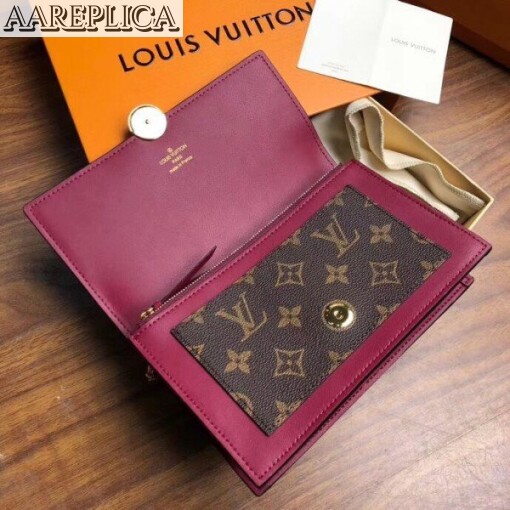 Replica Louis Vuitton Flore Chain Wallet Monogram Canvas M67404 BLV320 6