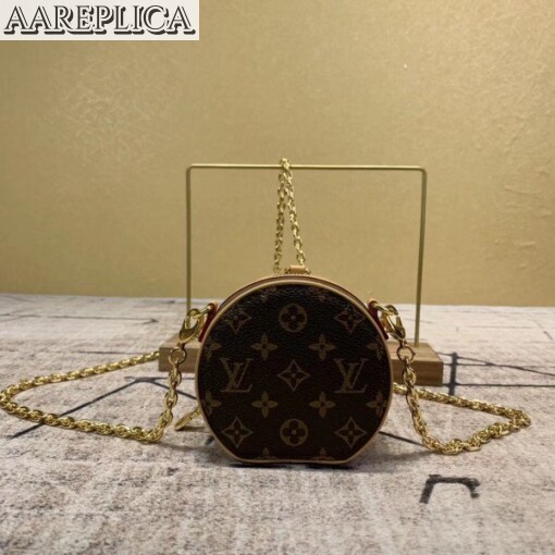 Replica Louis Vuitton Boite Chapeau Necklace Monogram Canvas M68570 BLV360 3