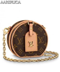 Replica Louis Vuitton Boite Chapeau Necklace Monogram Canvas M68570 BLV360